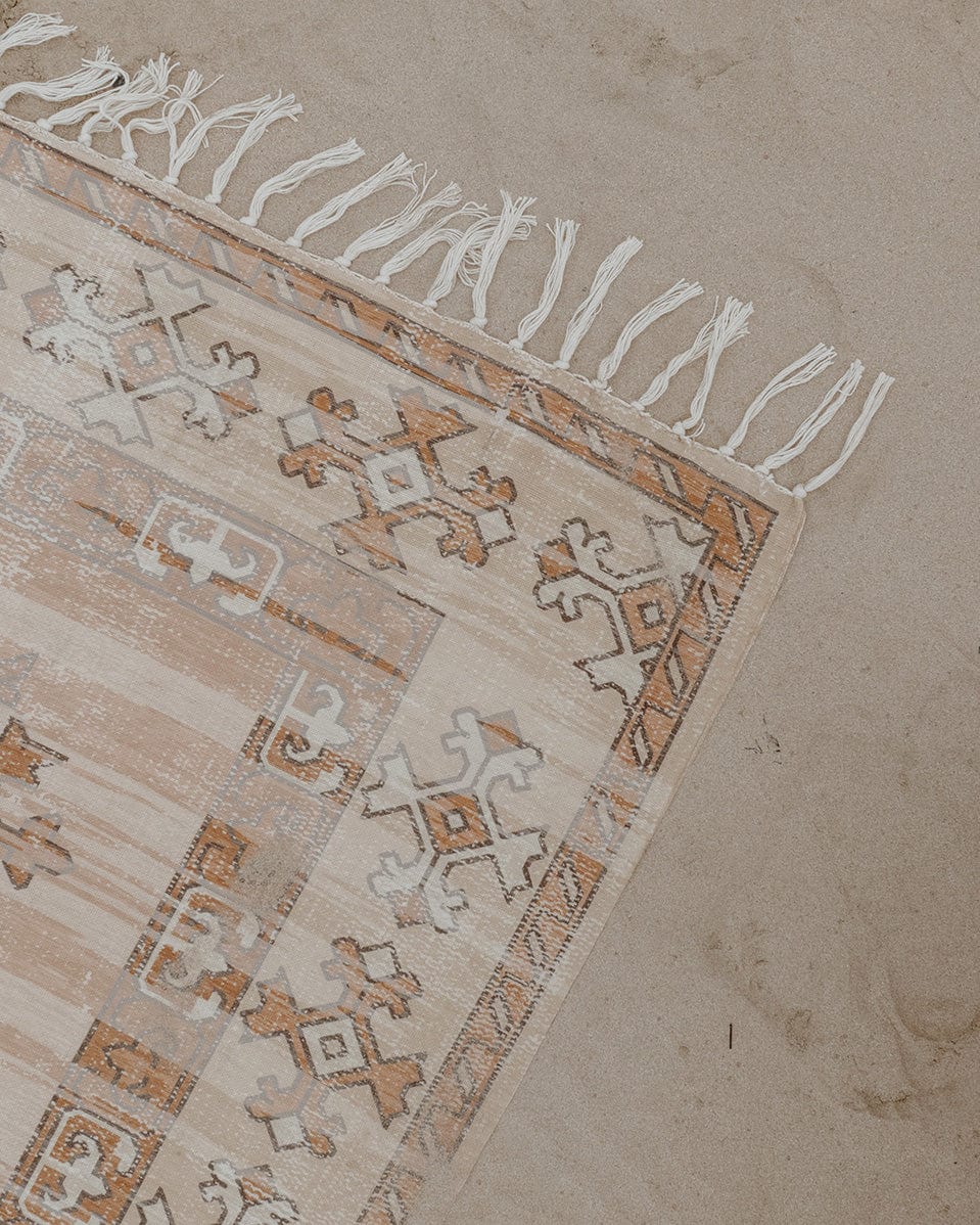 Tiana Brown and Beige Tribal Picnic Rug