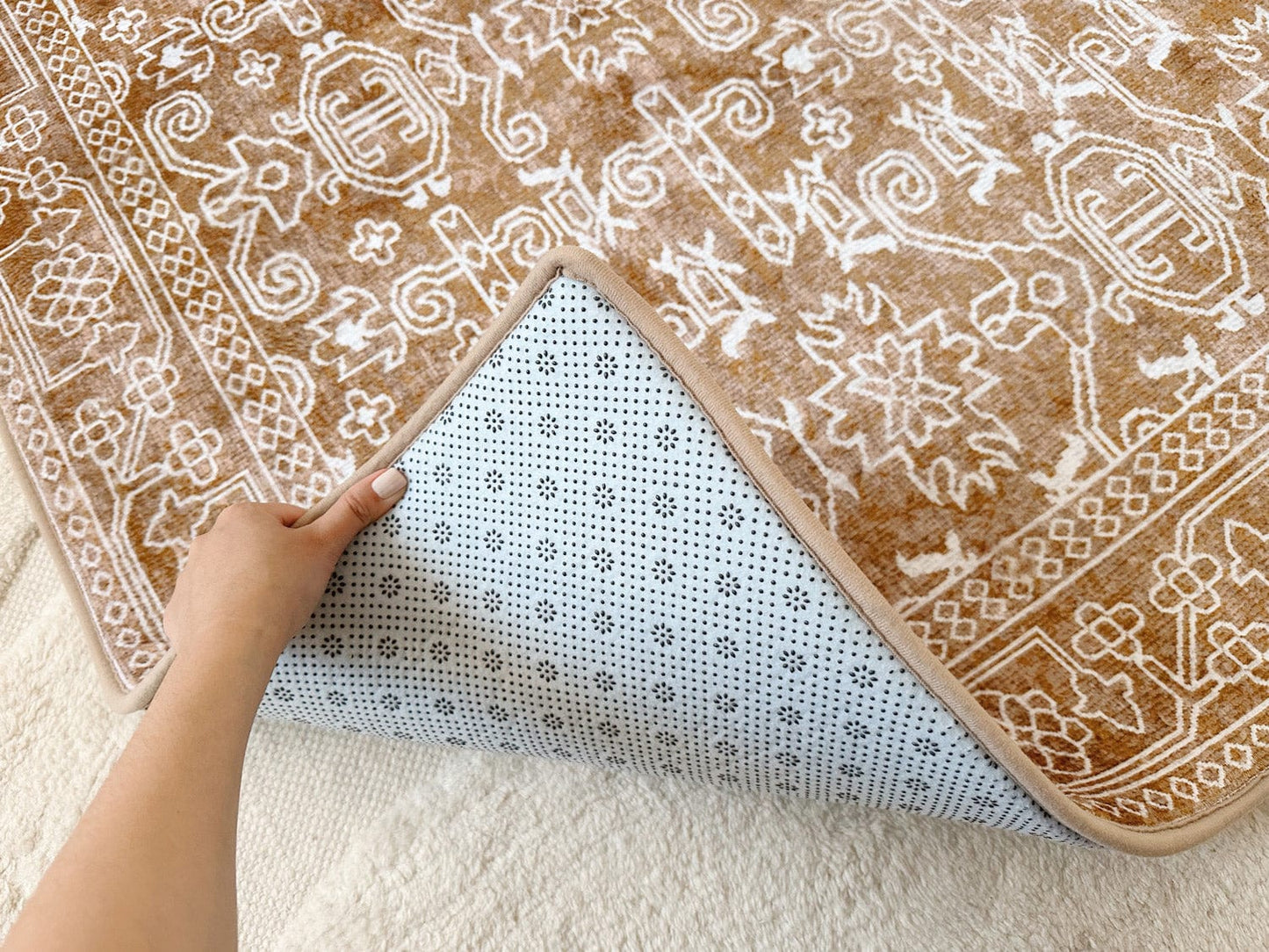 Tiki Brown Mustard Plush Rollie Pollie Playmat