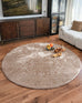 Tiki Brown Mustard Plush Rollie Pollie Round Playmat