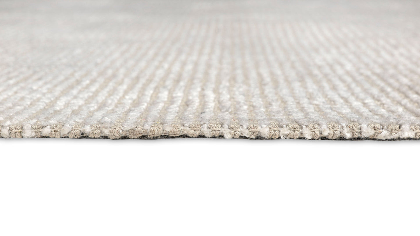 Tilos Natural Stone Hand Loomed Cotton Rug