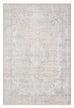 Tinka Beige and Grey Traditional Distressed Washable Rug