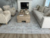 Tinka Beige and Grey Traditional Distressed Washable Rug