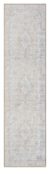 Tinka Beige and Grey Traditional Distressed Washable Runner Rug *NO RETURNS UNLESS FAULTY