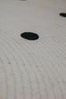 Totit Beige and Black Spotted Round Jute Rug*NO RETURNS UNLESS FAULTY