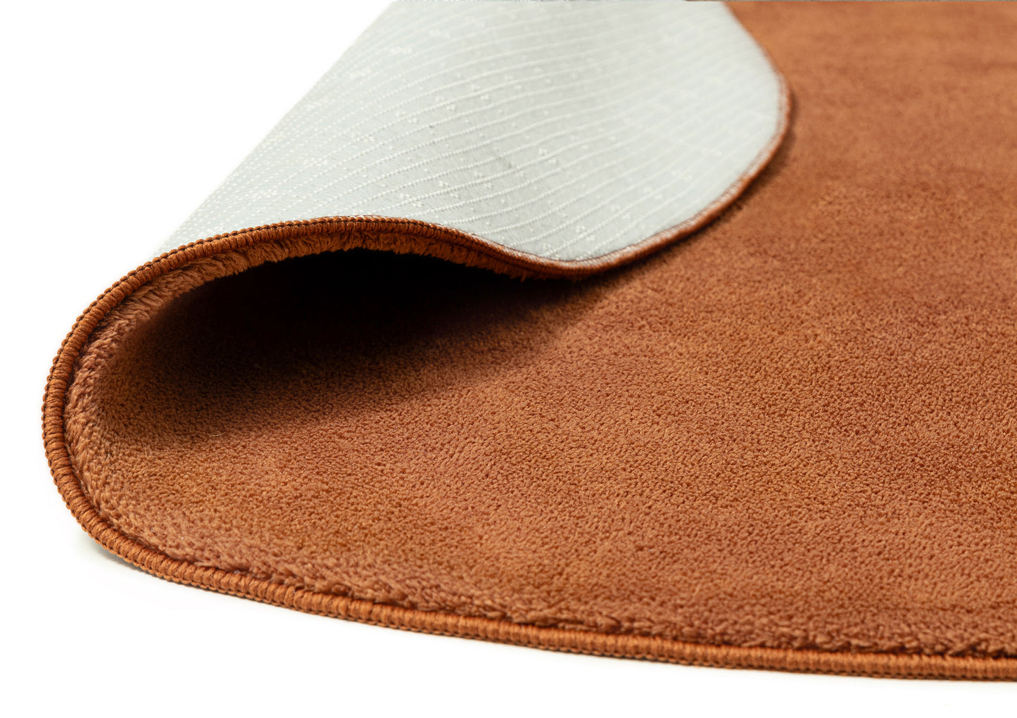 Tyra Terracotta Brown Irregular Shape Washable Rug