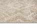 Ullah Brown and Ivory Tribal Flatweave Indoor Outdoor Rug