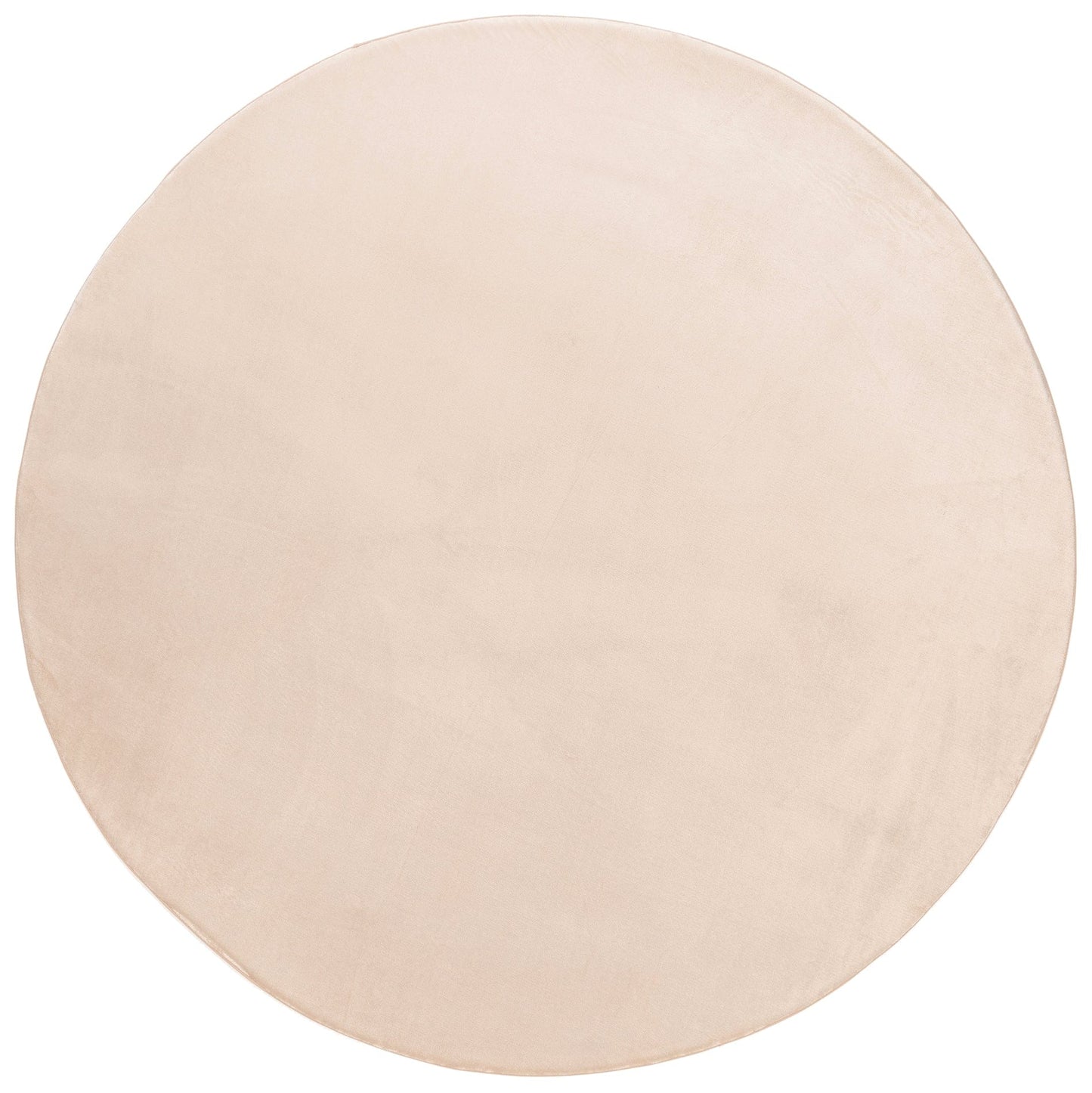 Una Beige Plush Rollie Pollie Round Playmat