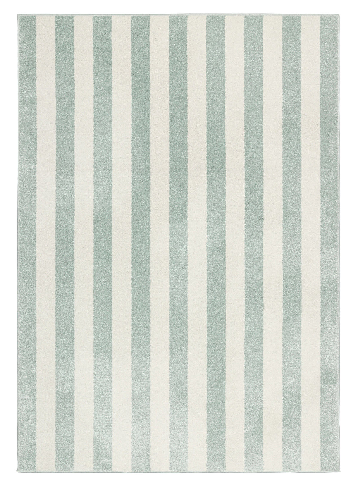 Valeria Green Striped Rug
