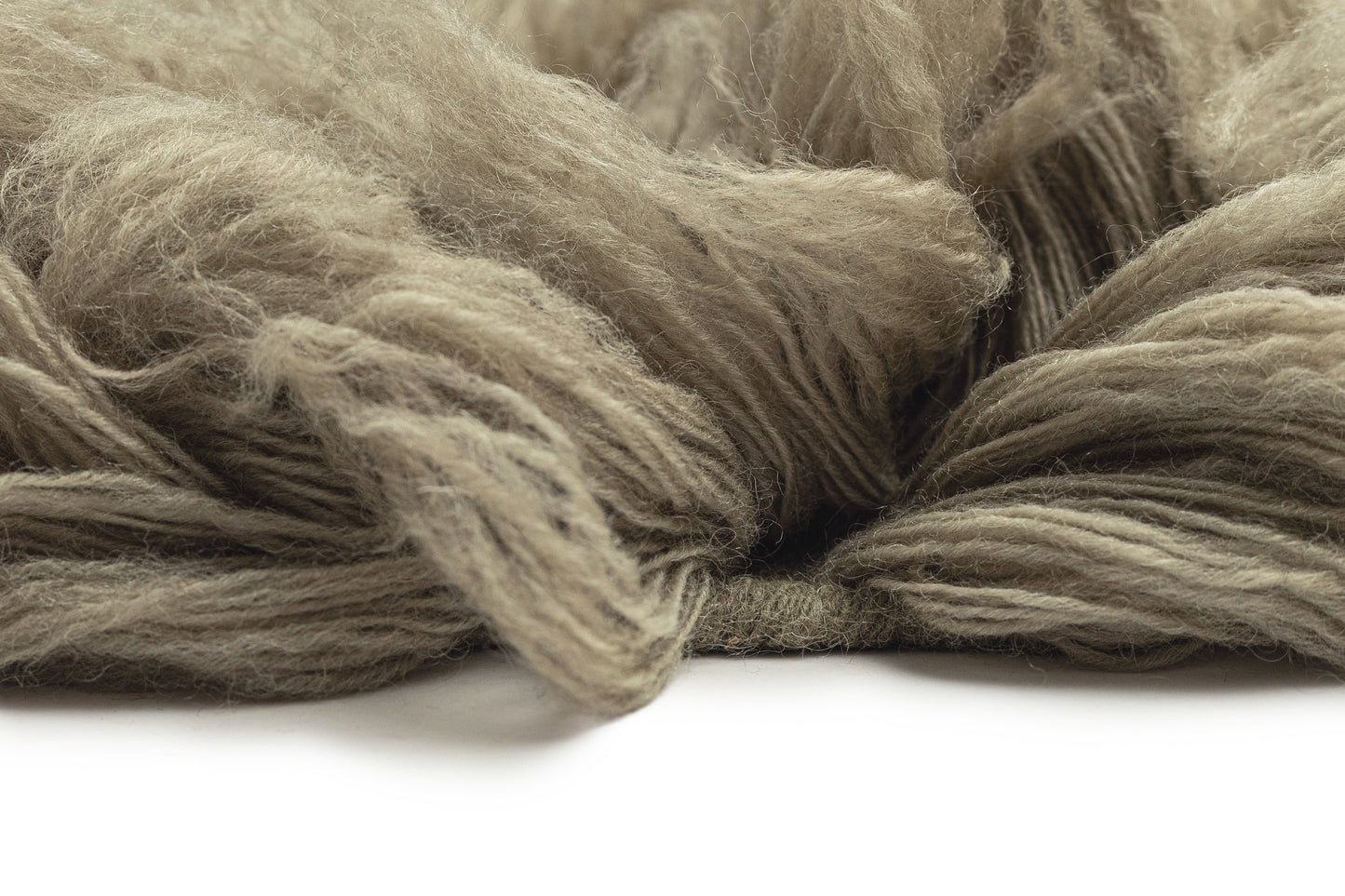 Varessa Green Deep Pile Wool Shag Rug