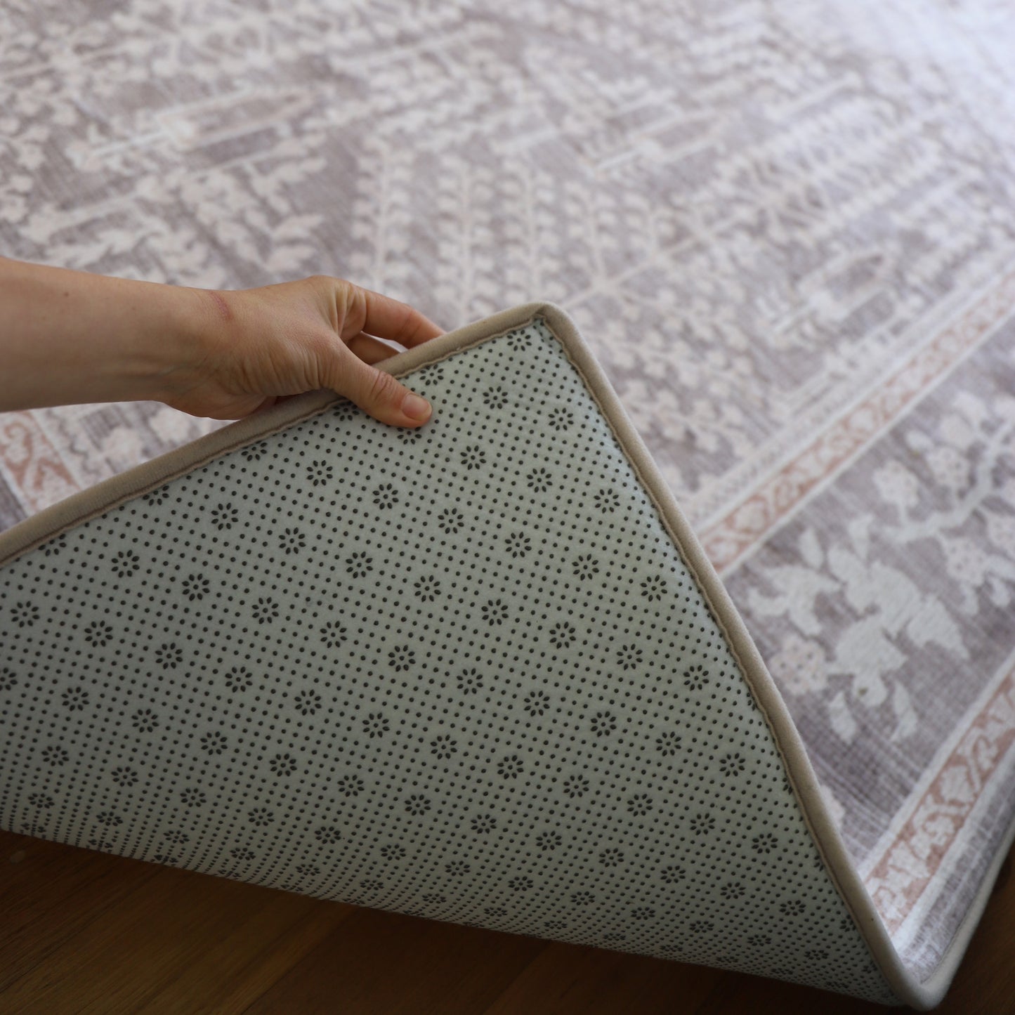 Vela Brown Grey Plush Rollie Pollie Playmat