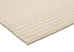 Veluz Cream Striped Washable Shag Rug