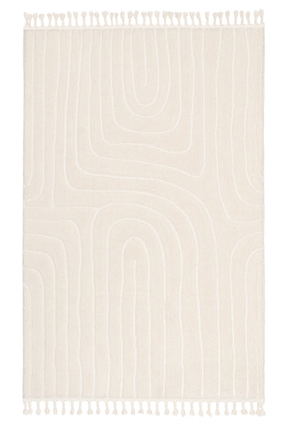 Venus Ivory Abstract Rug
