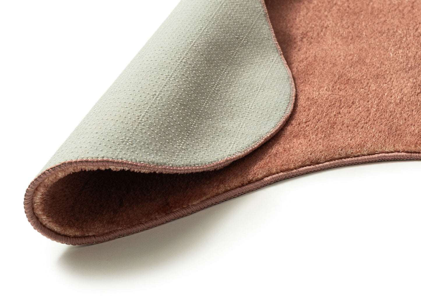 Vesta Red Scallop Washable Rug