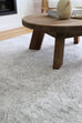 Wilamina Grey and Ivory Distressed Floral Rug