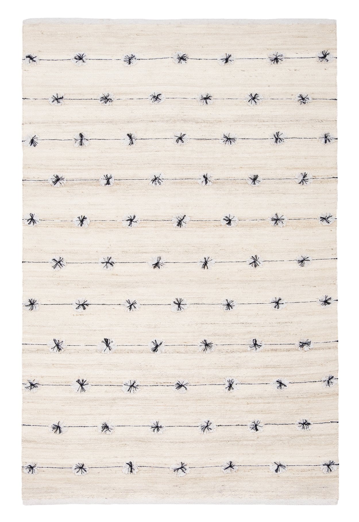 Willow Cream and Black Rug