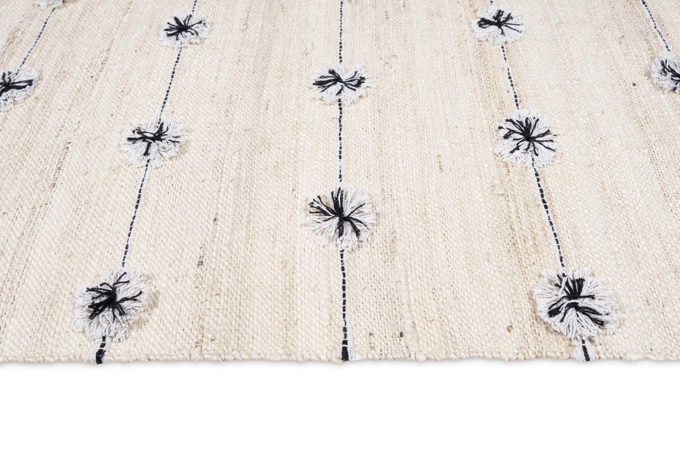 Willow Cream and Black Rug