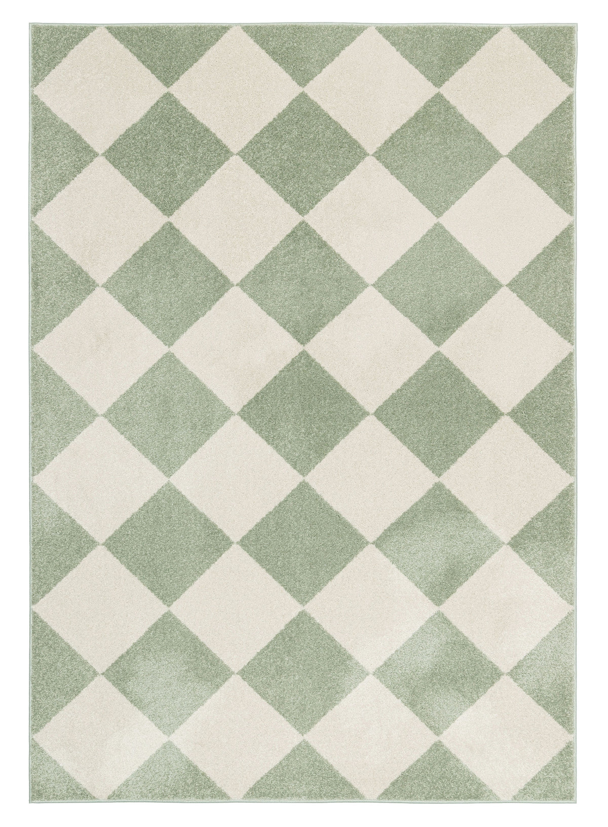 Winifred Green Harlequin Rug