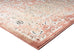 Yolanda Peach Terracotta Transitional Floral Motif Runner Rug