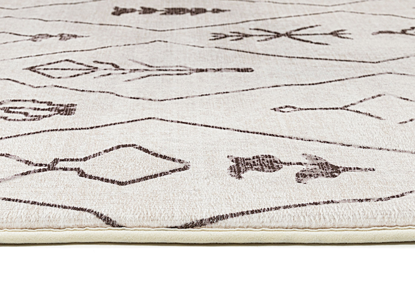 Yssa Brown Charcoal Plush Rollie Pollie Playmat