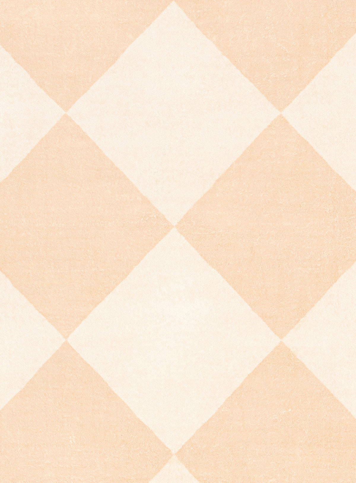 Yumi Peach Cream Checkered Washable Rug – Miss Amara (NZ)