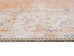 Zarina Orange and Beige Traditional Distressed Washable Rug *NO RETURNS UNLESS FAULTY