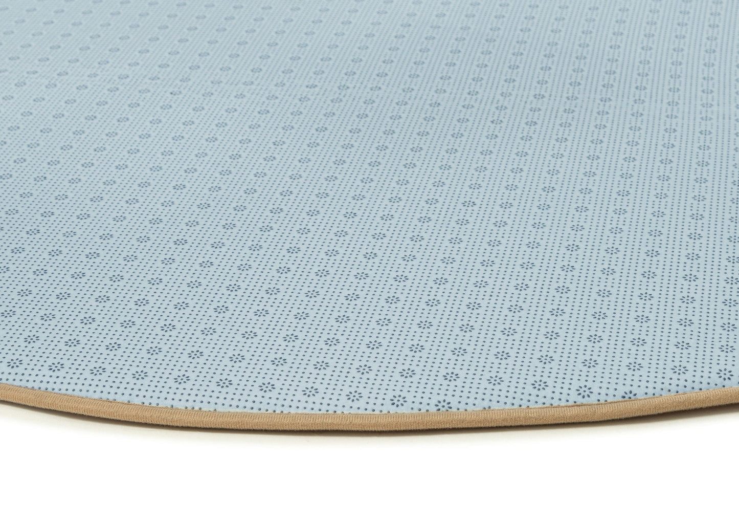 Zell Teracotta Brown Plush Rollie Pollie Round Playmat